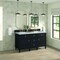 James Martin Vanities 60'' Double Vanity, Black Onyx w/ 3 CM Arctic Fall Solid Surface Top 424-V60D-BKO-3AF - alternate 4